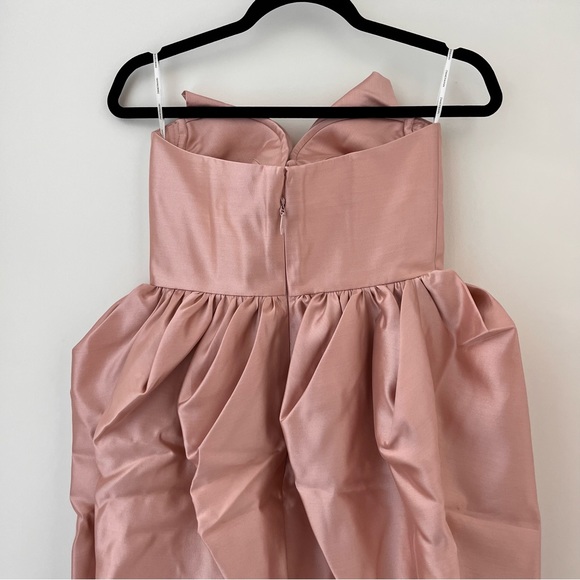 NWOT Zimmermann Matchmaker Bustier Wool-Silk Blush Pink Mini Dress 0 - Picture 6 of 16